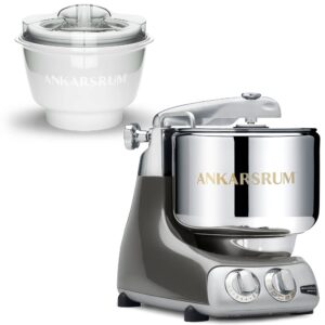 AKM 6230 røremaskine med ismaskine, black chrome