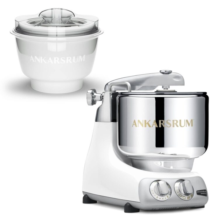 AKM 6230 røremaskine med ismaskine, mineral white